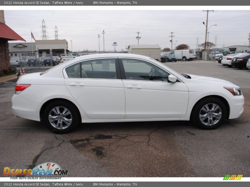 2012 Honda Accord SE Sedan Taffeta White / Ivory Photo #6