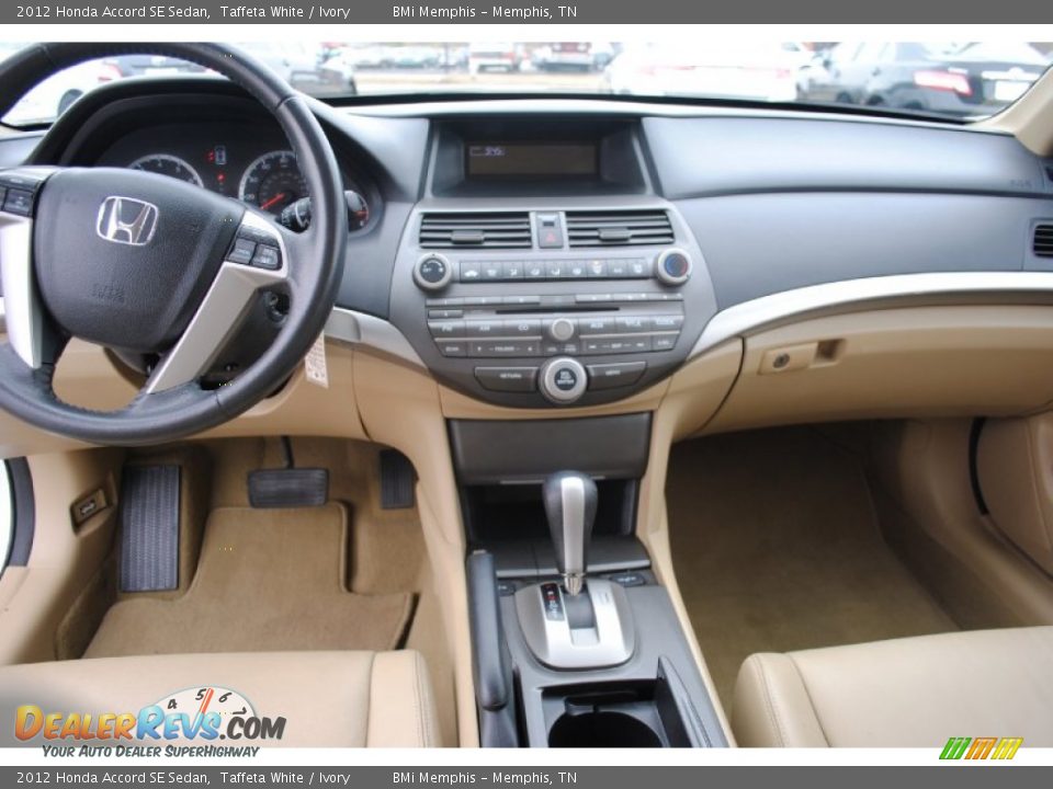 2012 Honda Accord SE Sedan Taffeta White / Ivory Photo #12