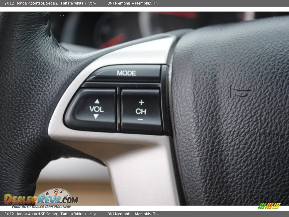 2012 Honda Accord SE Sedan Taffeta White / Ivory Photo #14