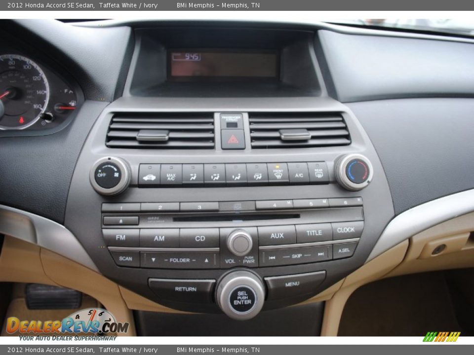 2012 Honda Accord SE Sedan Taffeta White / Ivory Photo #16