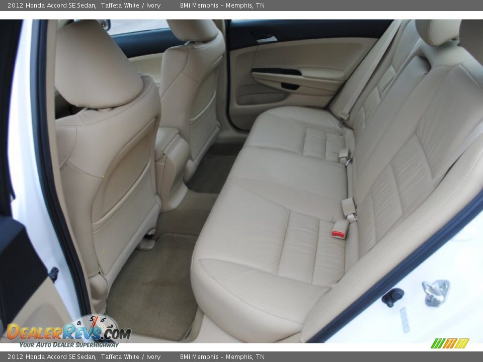 2012 Honda Accord SE Sedan Taffeta White / Ivory Photo #19
