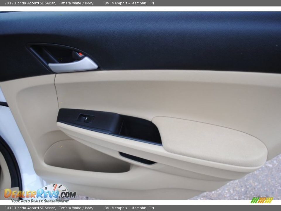 2012 Honda Accord SE Sedan Taffeta White / Ivory Photo #20