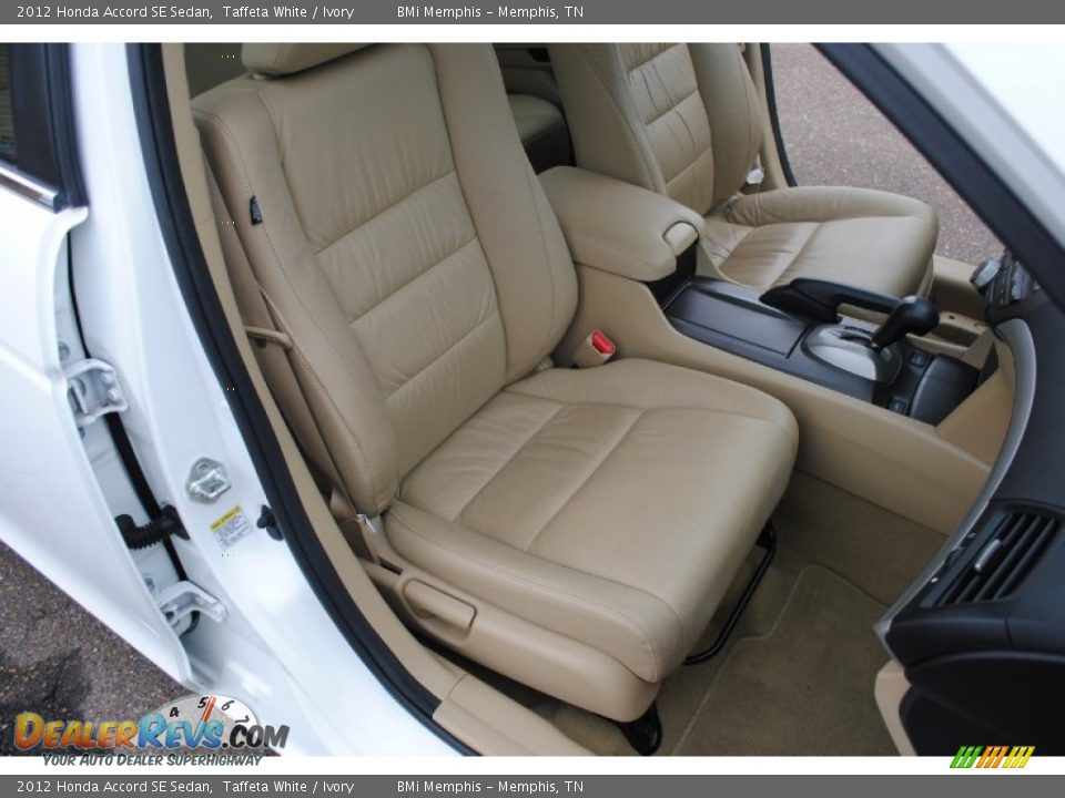 2012 Honda Accord SE Sedan Taffeta White / Ivory Photo #23