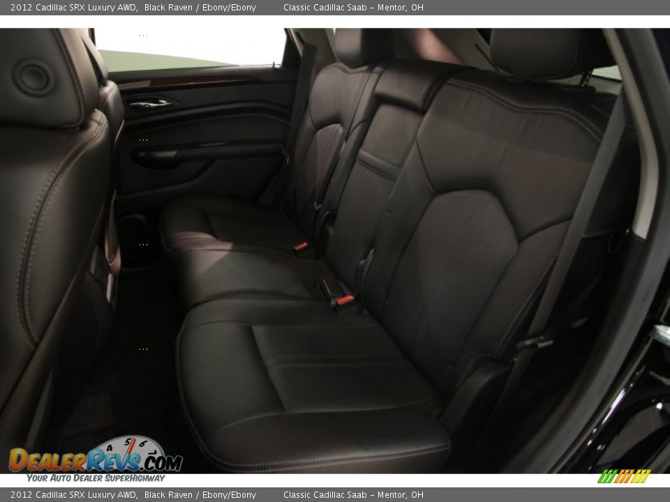 2012 Cadillac SRX Luxury AWD Black Raven / Ebony/Ebony Photo #14
