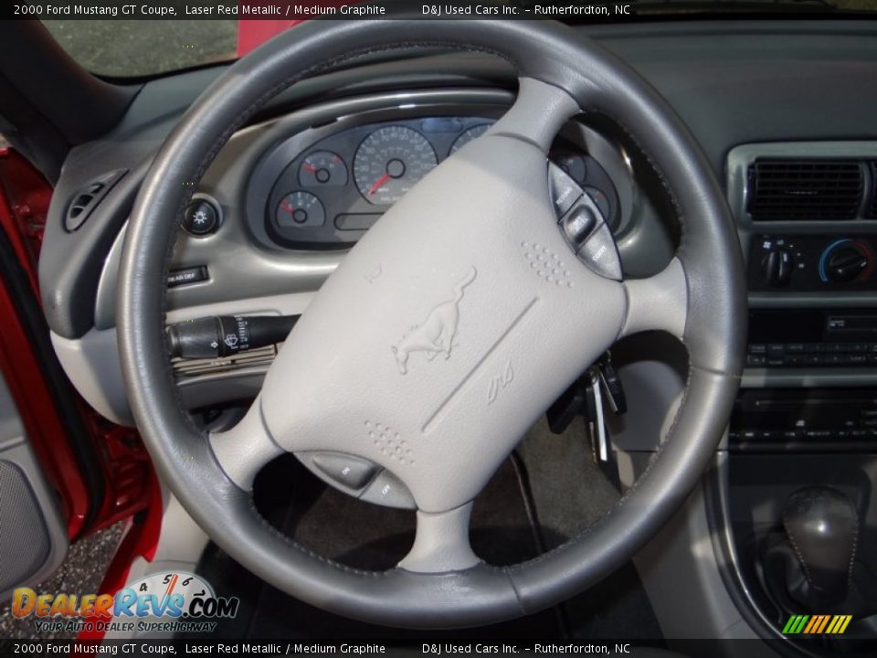 2000 Ford Mustang GT Coupe Steering Wheel Photo #22