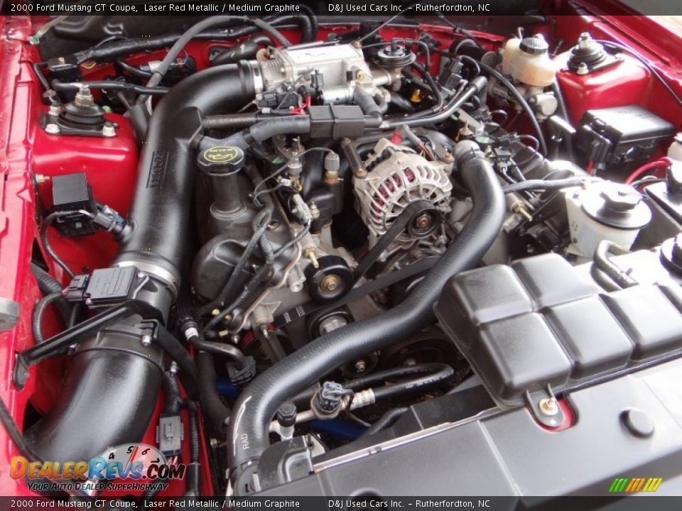 2000 Ford Mustang GT Coupe 4.6 Liter SOHC 16-Valve V8 Engine Photo #31
