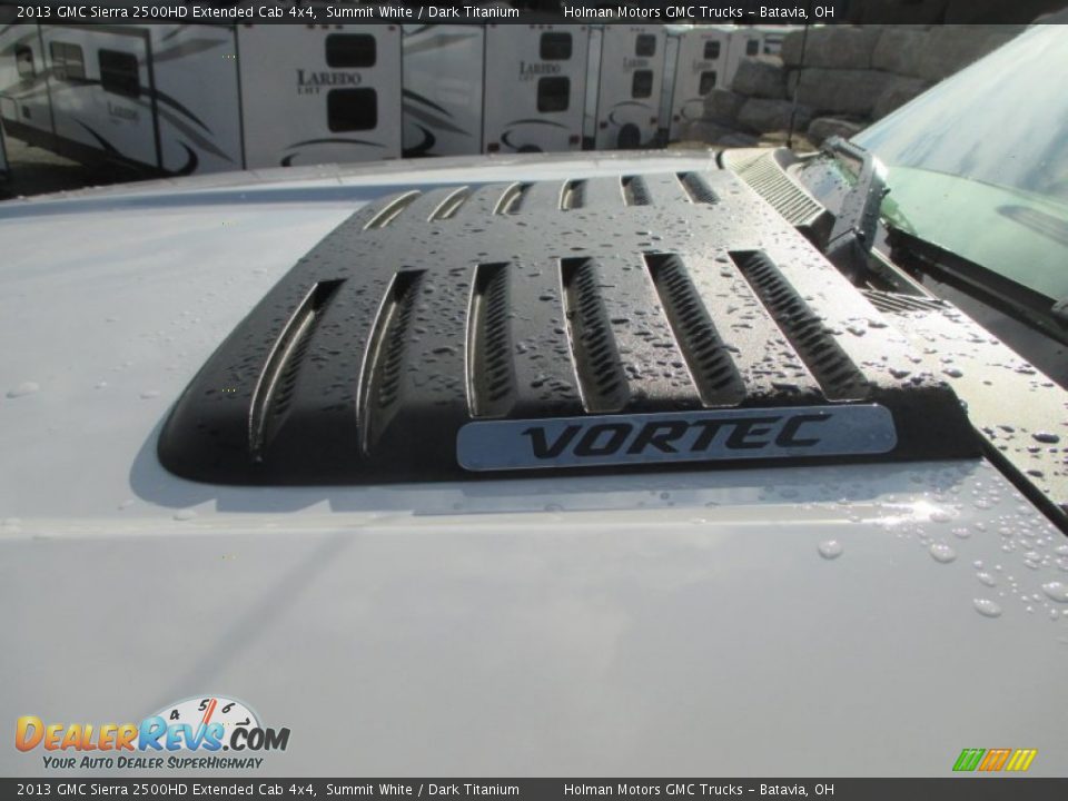 2013 GMC Sierra 2500HD Extended Cab 4x4 Summit White / Dark Titanium Photo #4