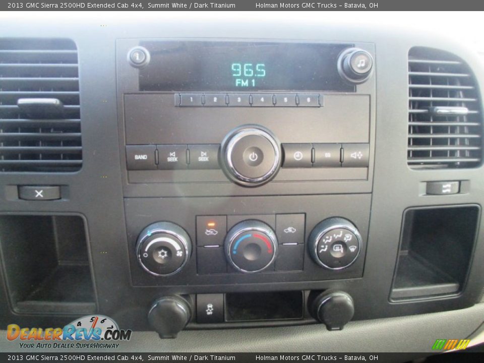 2013 GMC Sierra 2500HD Extended Cab 4x4 Summit White / Dark Titanium Photo #7