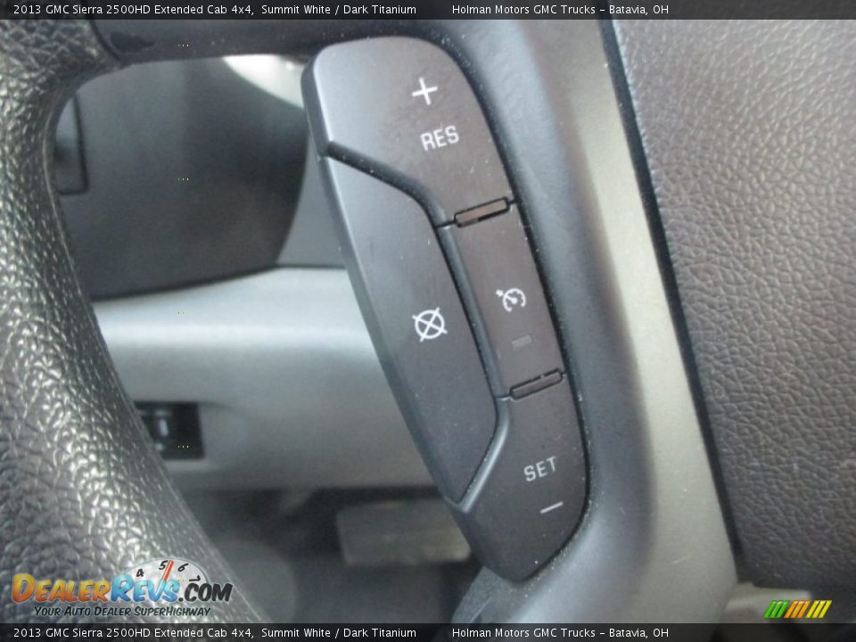 2013 GMC Sierra 2500HD Extended Cab 4x4 Summit White / Dark Titanium Photo #10