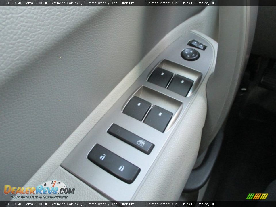 2013 GMC Sierra 2500HD Extended Cab 4x4 Summit White / Dark Titanium Photo #13