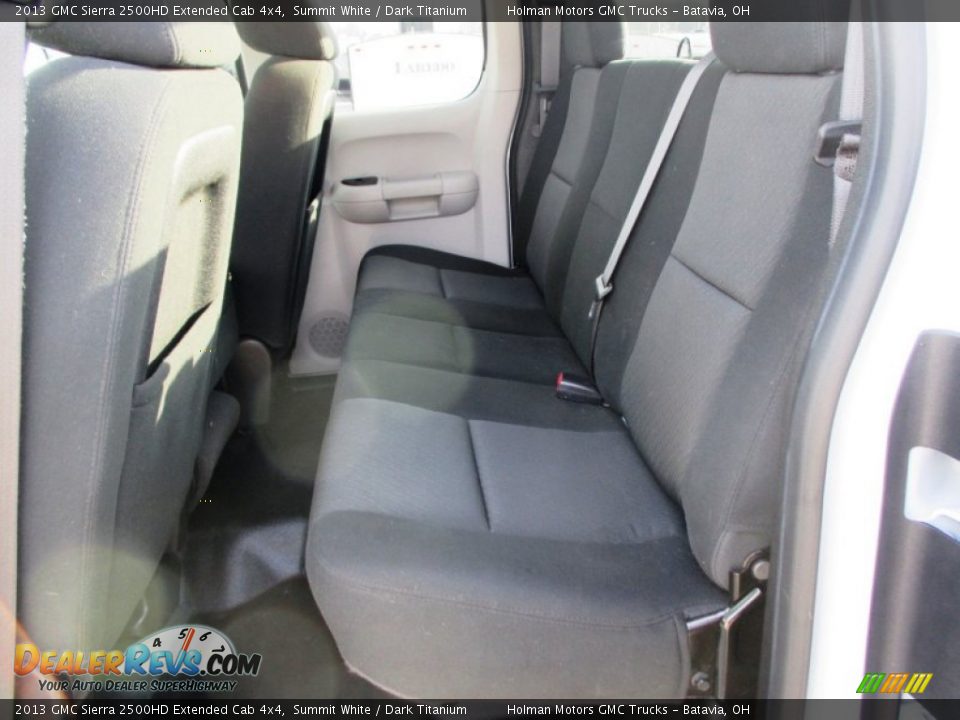 2013 GMC Sierra 2500HD Extended Cab 4x4 Summit White / Dark Titanium Photo #16