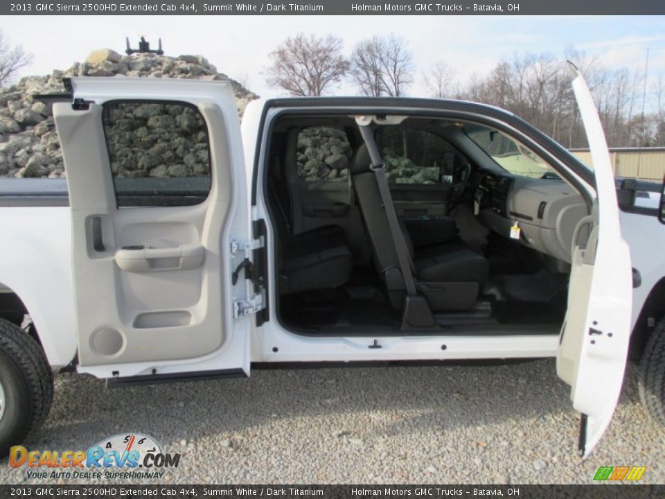 2013 GMC Sierra 2500HD Extended Cab 4x4 Summit White / Dark Titanium Photo #22