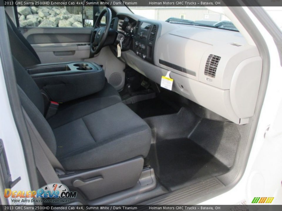 2013 GMC Sierra 2500HD Extended Cab 4x4 Summit White / Dark Titanium Photo #23