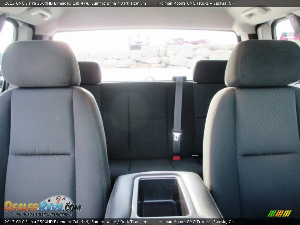2013 GMC Sierra 2500HD Extended Cab 4x4 Summit White / Dark Titanium Photo #24