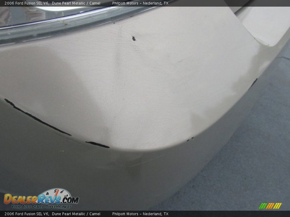 2006 Ford Fusion SEL V6 Dune Pearl Metallic / Camel Photo #16