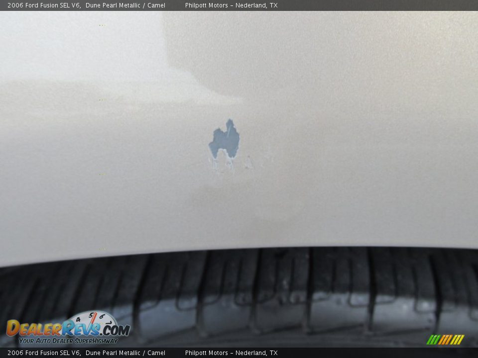 2006 Ford Fusion SEL V6 Dune Pearl Metallic / Camel Photo #18