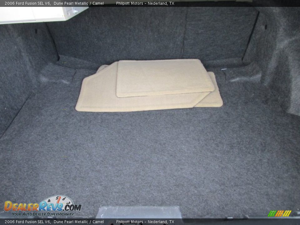 2006 Ford Fusion SEL V6 Dune Pearl Metallic / Camel Photo #23