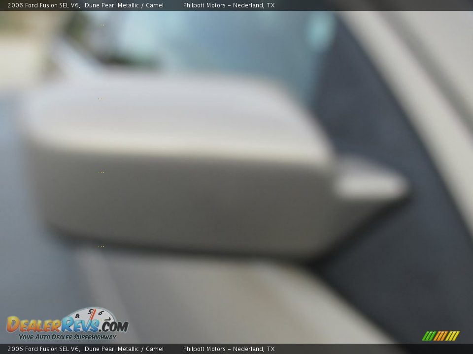 2006 Ford Fusion SEL V6 Dune Pearl Metallic / Camel Photo #25
