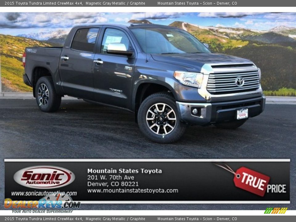 2015 Toyota Tundra Limited CrewMax 4x4 Magnetic Gray Metallic / Graphite Photo #1