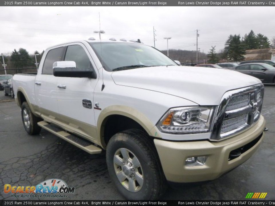 Front 3/4 View of 2015 Ram 2500 Laramie Longhorn Crew Cab 4x4 Photo #7