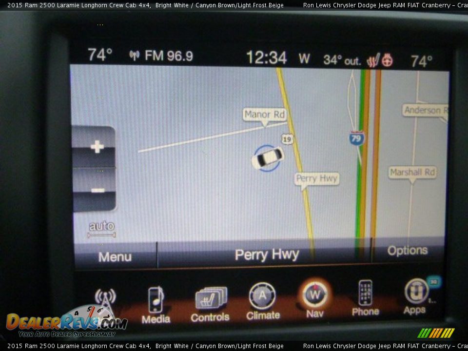 Navigation of 2015 Ram 2500 Laramie Longhorn Crew Cab 4x4 Photo #18