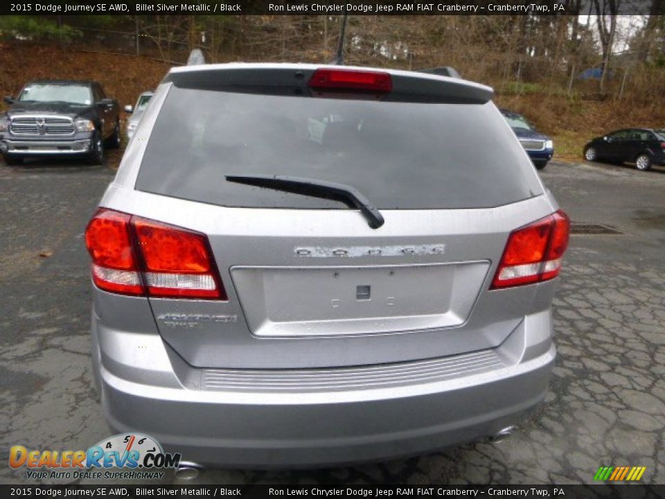 2015 Dodge Journey SE AWD Billet Silver Metallic / Black Photo #4