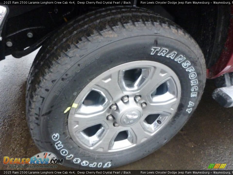 2015 Ram 2500 Laramie Longhorn Crew Cab 4x4 Deep Cherry Red Crystal Pearl / Black Photo #9