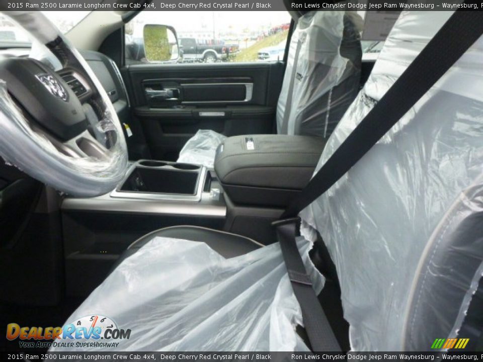 2015 Ram 2500 Laramie Longhorn Crew Cab 4x4 Deep Cherry Red Crystal Pearl / Black Photo #10