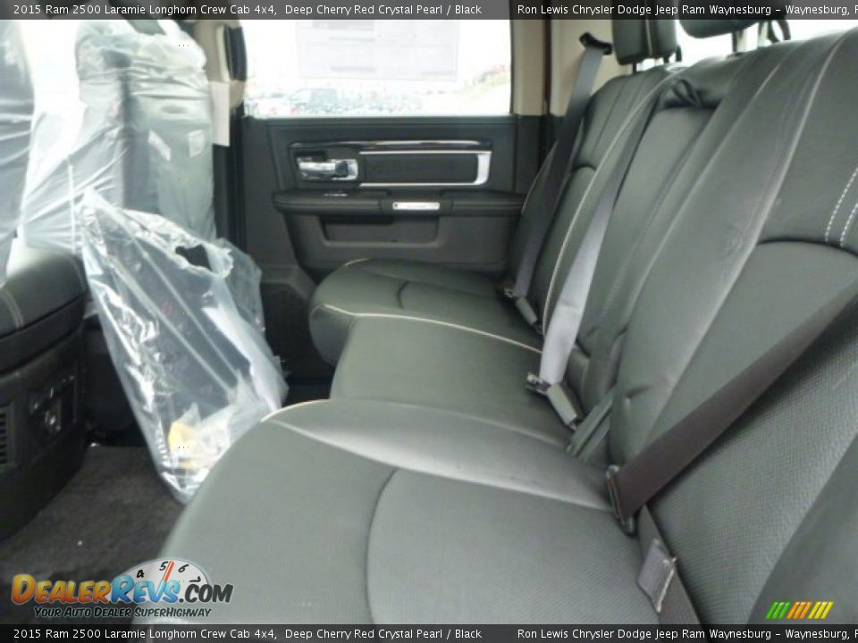 2015 Ram 2500 Laramie Longhorn Crew Cab 4x4 Deep Cherry Red Crystal Pearl / Black Photo #11