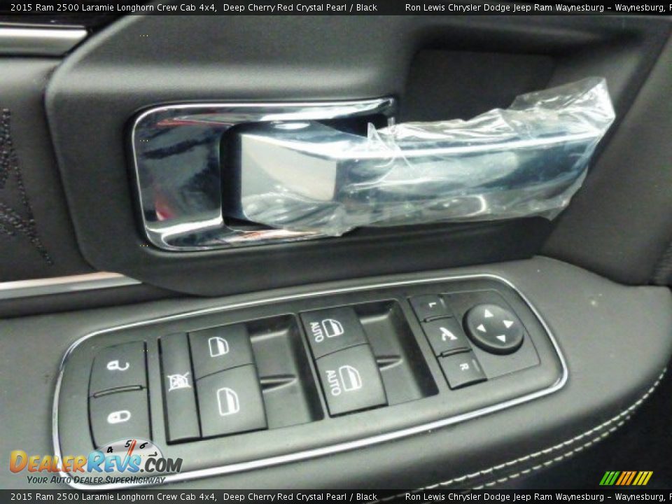 2015 Ram 2500 Laramie Longhorn Crew Cab 4x4 Deep Cherry Red Crystal Pearl / Black Photo #13