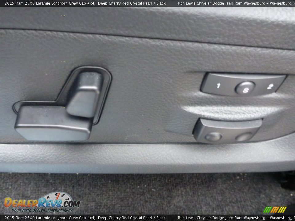 2015 Ram 2500 Laramie Longhorn Crew Cab 4x4 Deep Cherry Red Crystal Pearl / Black Photo #14