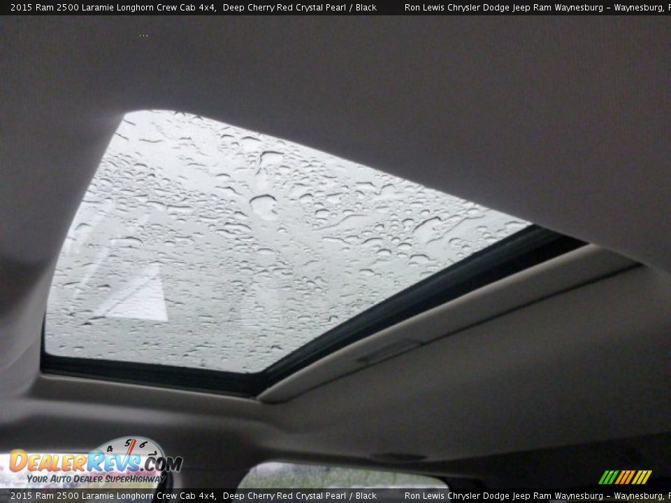 2015 Ram 2500 Laramie Longhorn Crew Cab 4x4 Deep Cherry Red Crystal Pearl / Black Photo #15