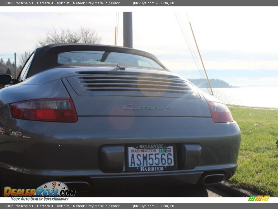 2006 Porsche 911 Carrera 4 Cabriolet Meteor Grey Metallic / Black Photo #21