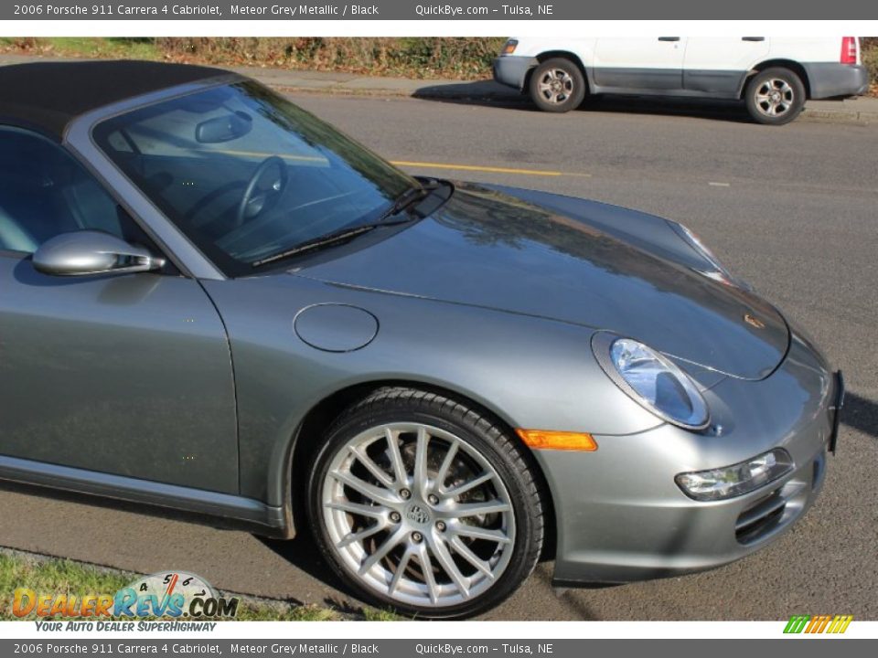 2006 Porsche 911 Carrera 4 Cabriolet Meteor Grey Metallic / Black Photo #29