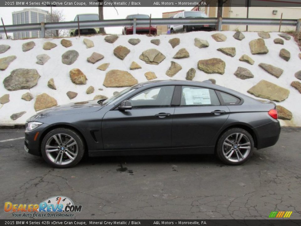 2015 BMW 4 Series 428i xDrive Gran Coupe Mineral Grey Metallic / Black Photo #2