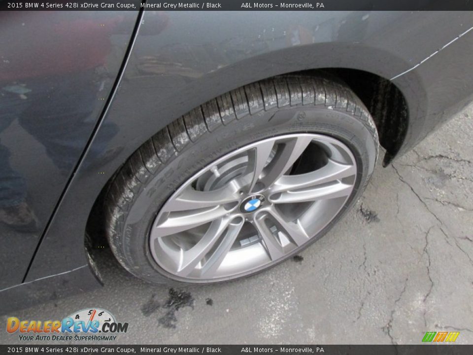 2015 BMW 4 Series 428i xDrive Gran Coupe Mineral Grey Metallic / Black Photo #4