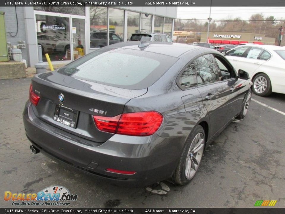 2015 BMW 4 Series 428i xDrive Gran Coupe Mineral Grey Metallic / Black Photo #7