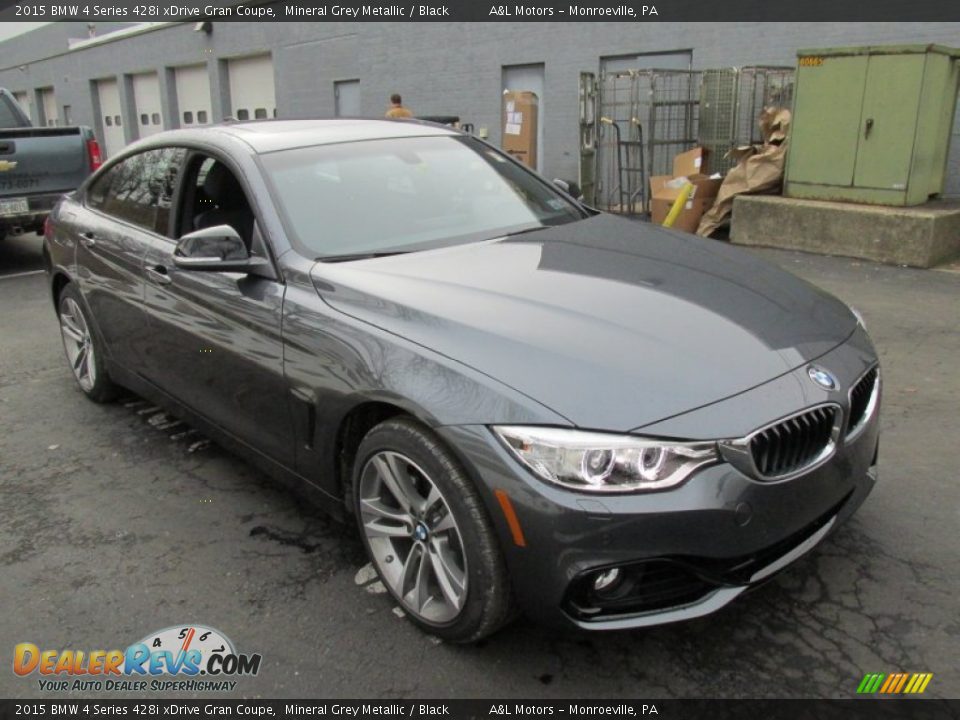 2015 BMW 4 Series 428i xDrive Gran Coupe Mineral Grey Metallic / Black Photo #8