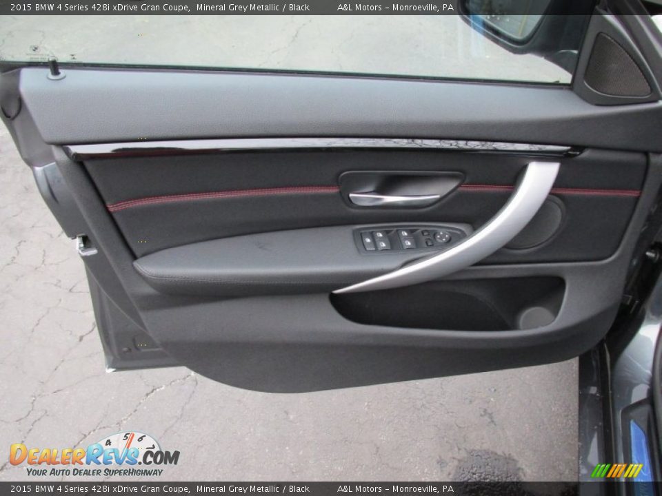 2015 BMW 4 Series 428i xDrive Gran Coupe Mineral Grey Metallic / Black Photo #11