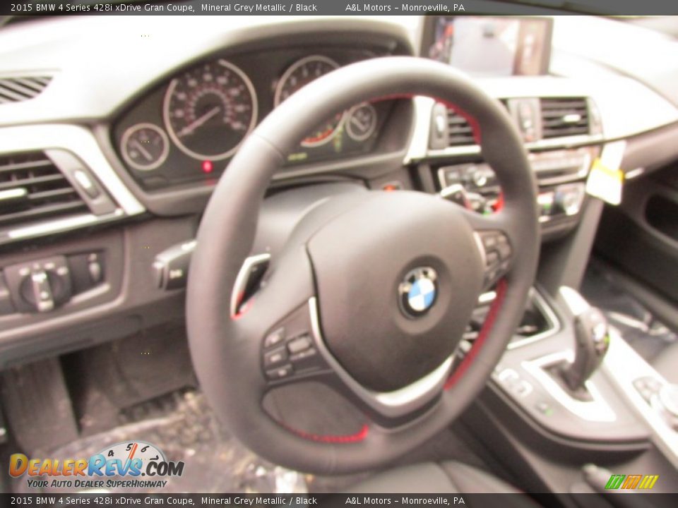 2015 BMW 4 Series 428i xDrive Gran Coupe Mineral Grey Metallic / Black Photo #15