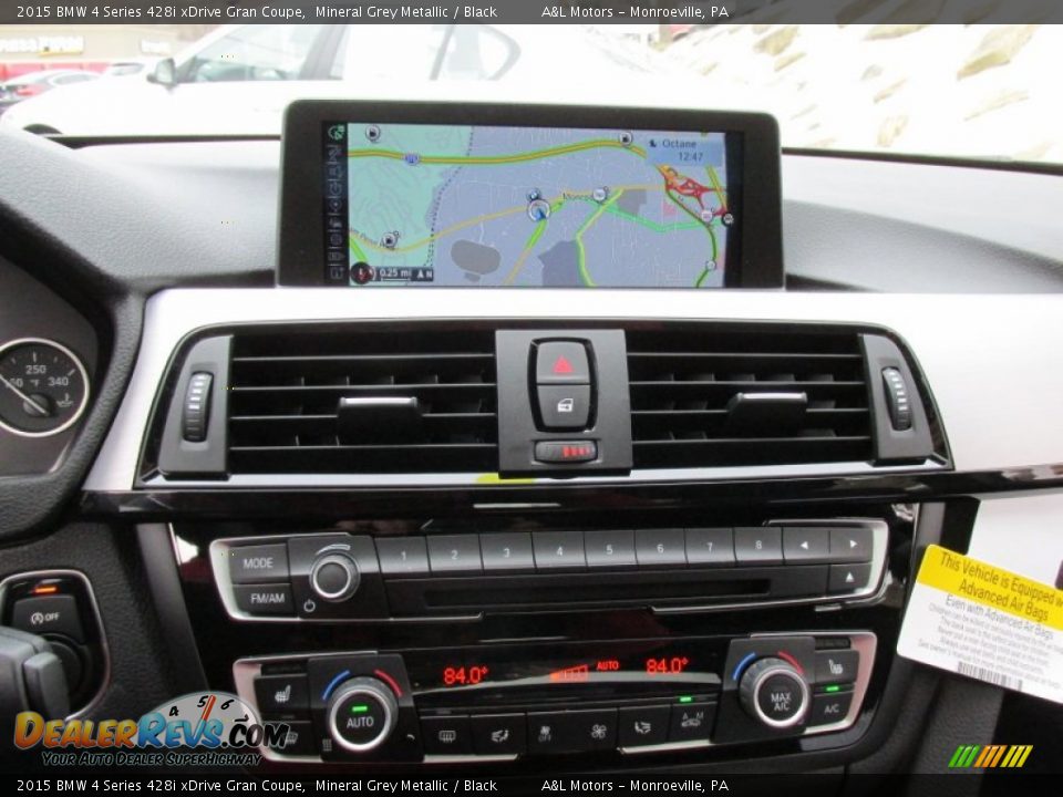 2015 BMW 4 Series 428i xDrive Gran Coupe Mineral Grey Metallic / Black Photo #16