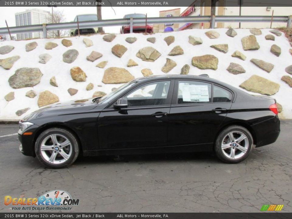 2015 BMW 3 Series 320i xDrive Sedan Jet Black / Black Photo #2