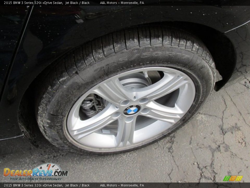 2015 BMW 3 Series 320i xDrive Sedan Jet Black / Black Photo #4