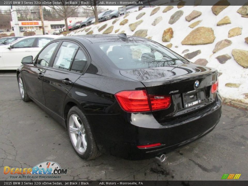 2015 BMW 3 Series 320i xDrive Sedan Jet Black / Black Photo #5