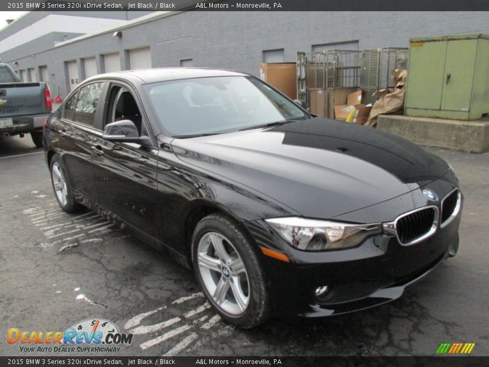 2015 BMW 3 Series 320i xDrive Sedan Jet Black / Black Photo #8