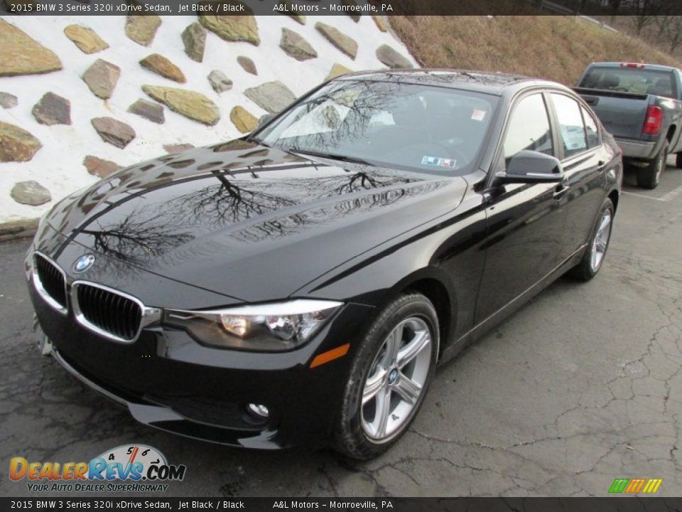2015 BMW 3 Series 320i xDrive Sedan Jet Black / Black Photo #10