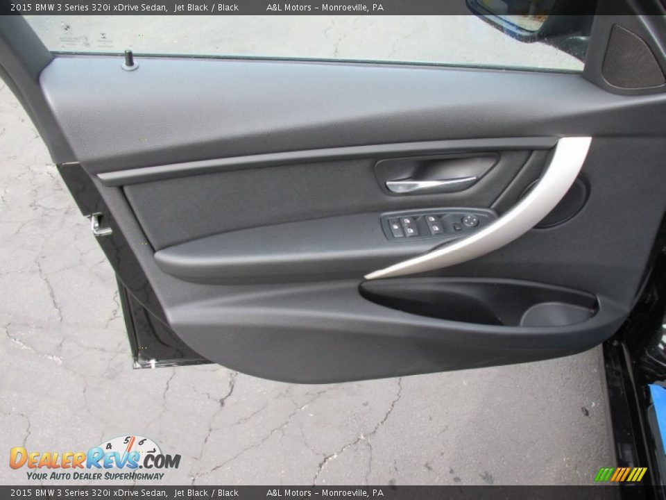 2015 BMW 3 Series 320i xDrive Sedan Jet Black / Black Photo #11
