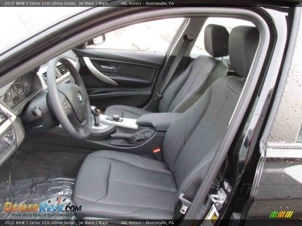 2015 BMW 3 Series 320i xDrive Sedan Jet Black / Black Photo #13