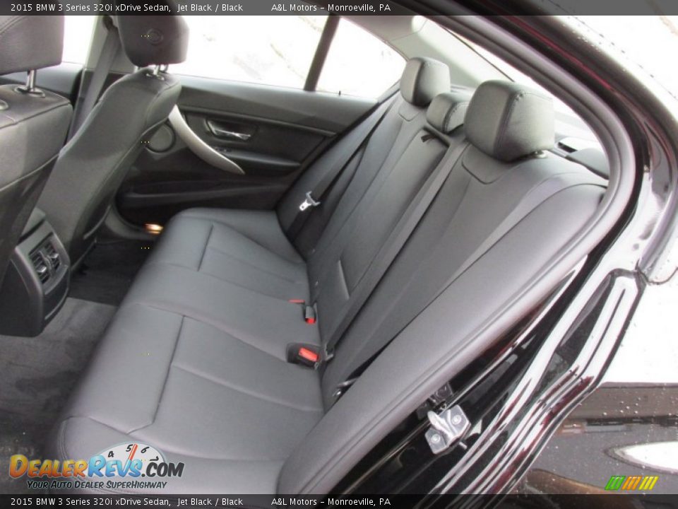 2015 BMW 3 Series 320i xDrive Sedan Jet Black / Black Photo #14
