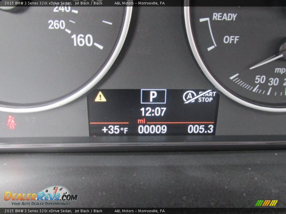 2015 BMW 3 Series 320i xDrive Sedan Jet Black / Black Photo #20
